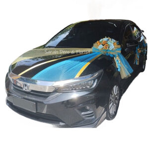 sunflower wedding car deco